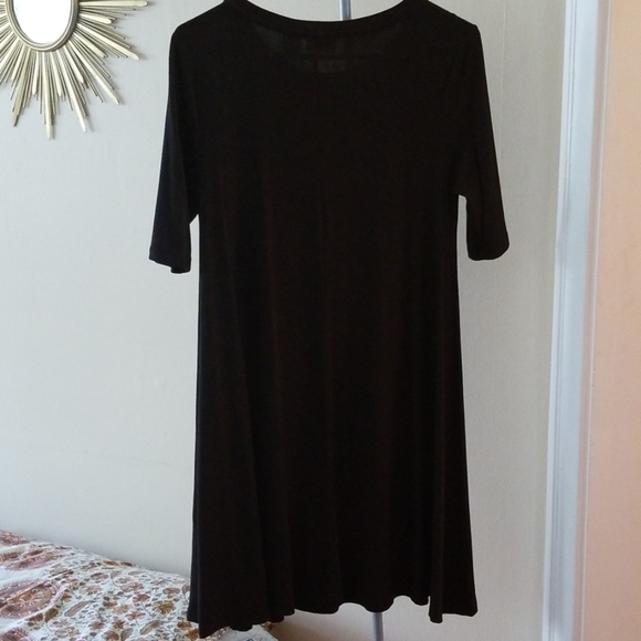Sigrid Olsen Black Stretchy A-line Dress S - Picture 3 of 3